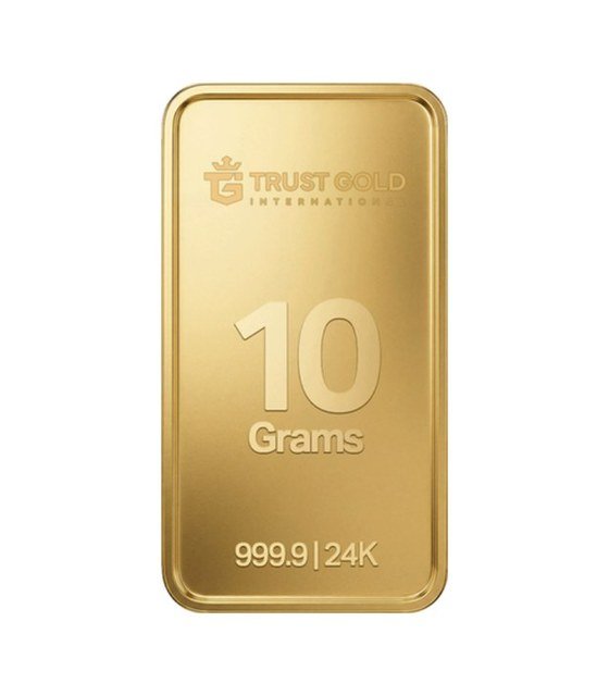 TRUST GOLD सोने की छड़ 10 g, 999.9 शुद्ध सोना, 24 कैरेट