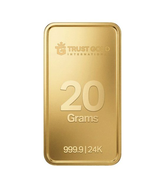 TRUST GOLD सोने की छड़ 20 g, 999.9 शुद्ध सोना, 24 कैरेट