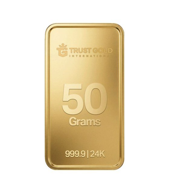 TRUST GOLD सोने की छड़ 50 g, 999.9 शुद्ध सोना, 24 कैरेट